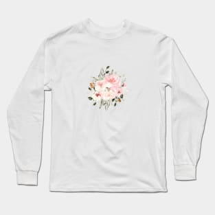 Boho Florals | Neutrals Long Sleeve T-Shirt